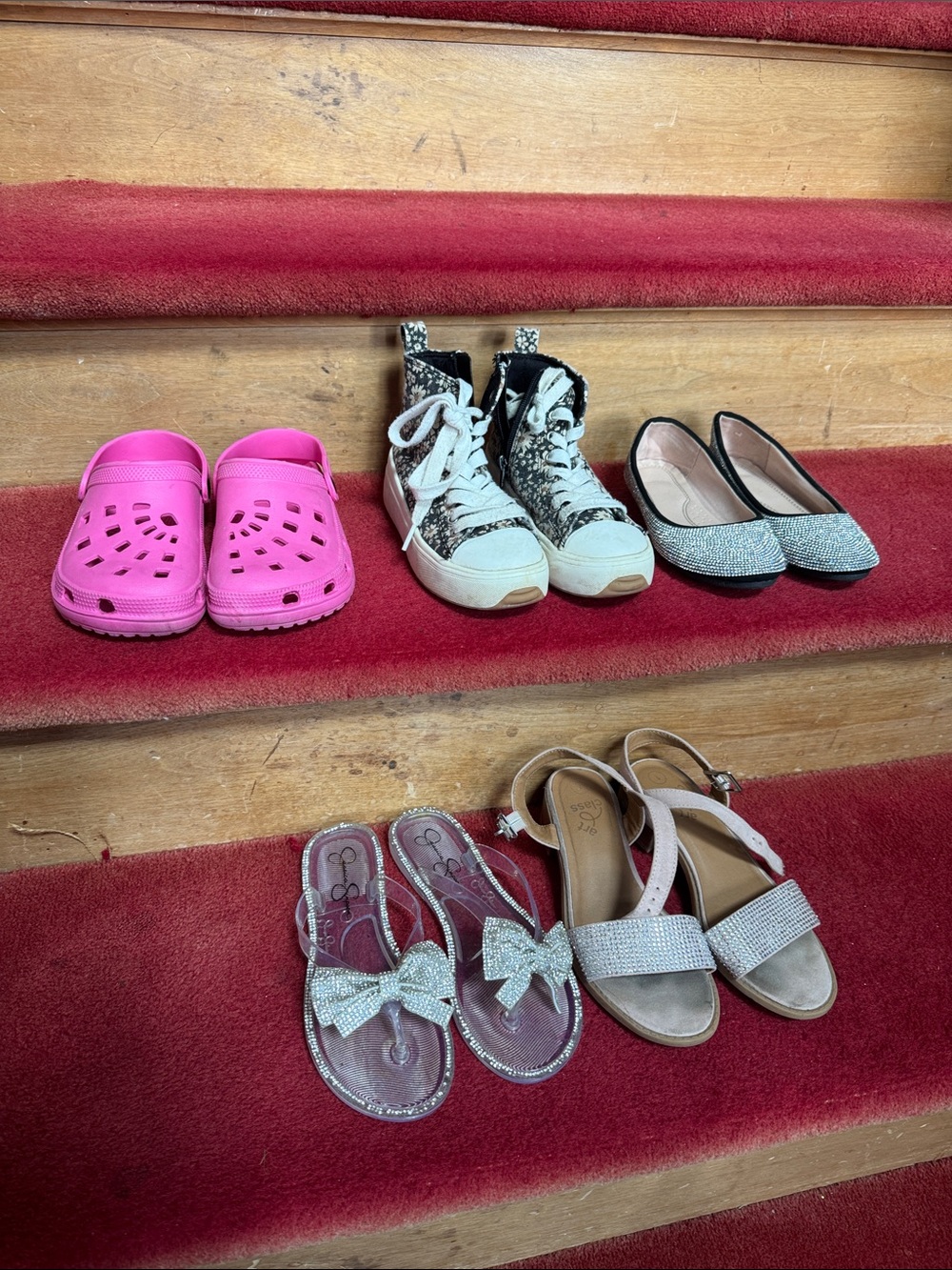Girls size 13/1 bundle 5 pairs mixed brands